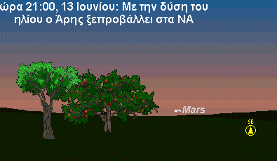 Η ανατολή του Αρη