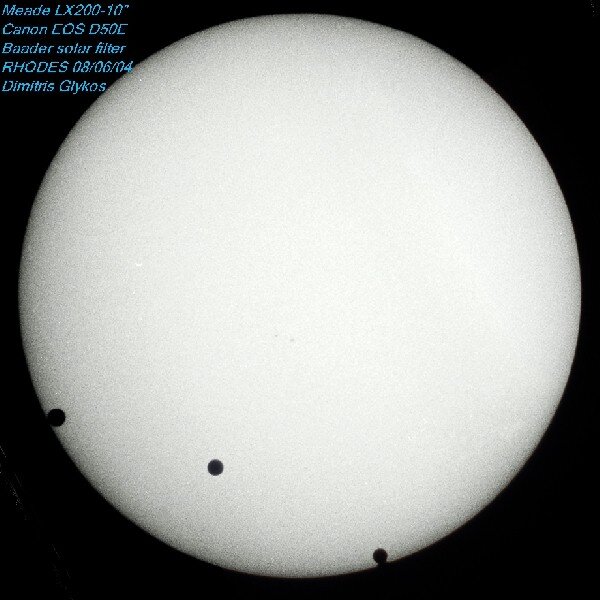 Venus transit 2004