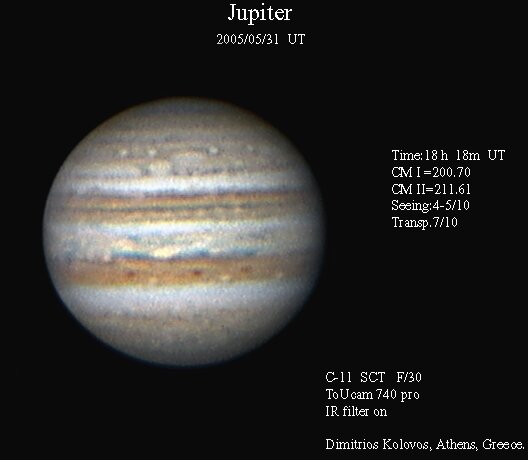 Jupiter  31/05/2005