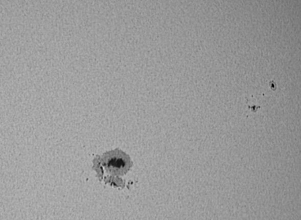 Sunspot group 756 - 757