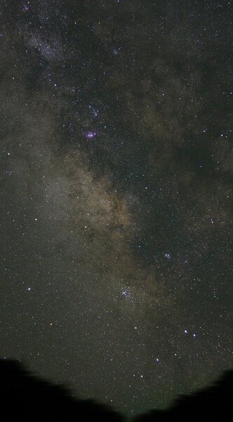 Milky Way in Sagittarius in wide field