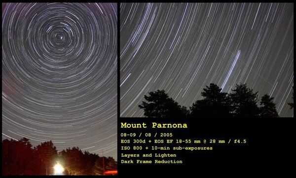 Parnonas: Star Trails