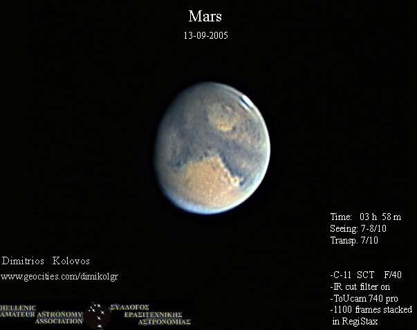 Mars image 13-09-2005