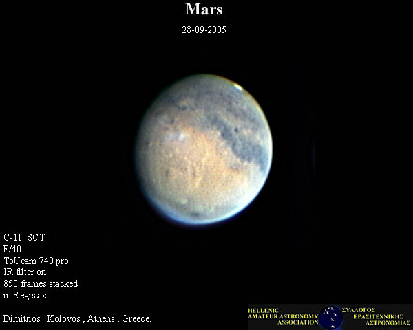 Mars image   28-09-2005