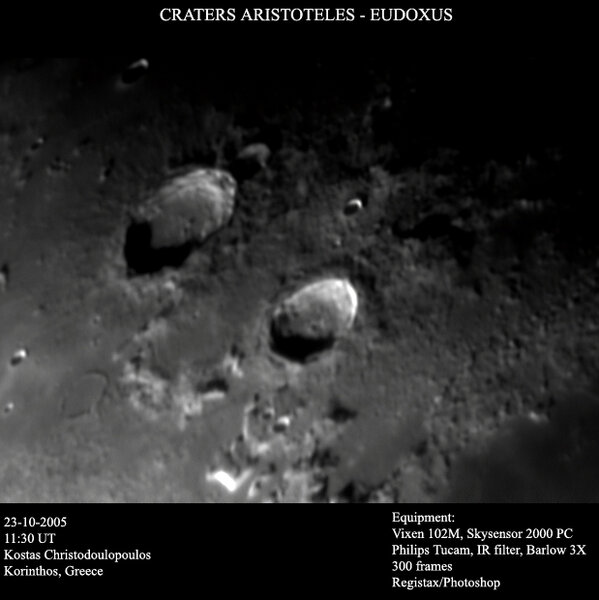 Craters Aristoteles-Eudoxus