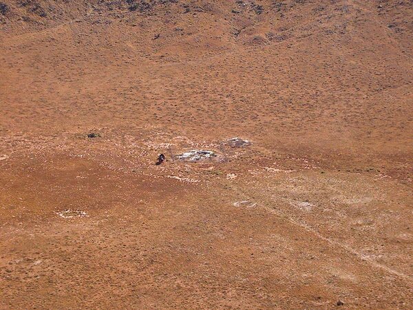 The Center of the Crater