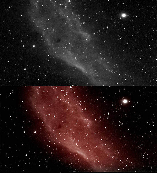Περισσότερες πληροφορίες για το "Τμήμα του NGC1499 ( CAlifornia Nebula ) στον Περσέα"