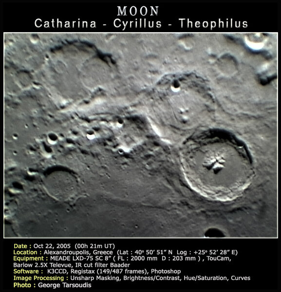 Crater Theophilus, 22-10-2005