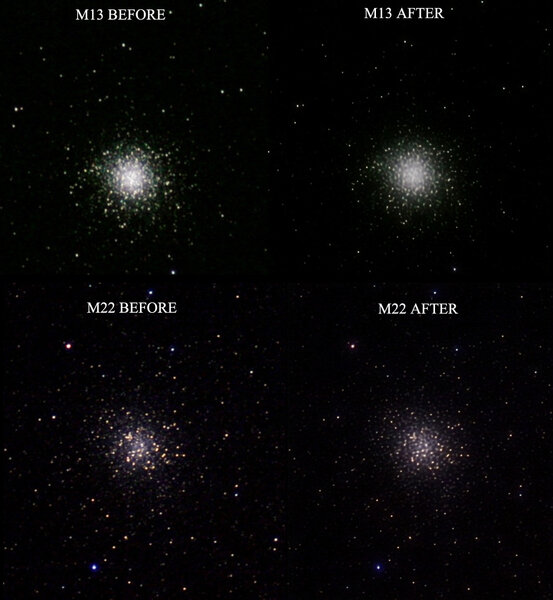 Σφαιρωτά σμήνη M13-M22