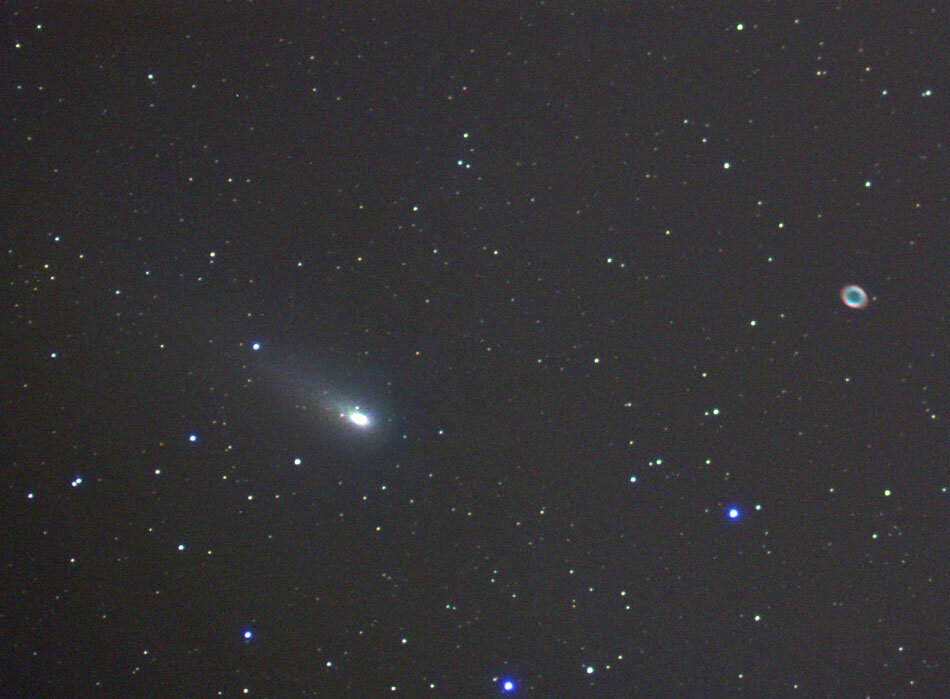 M57 and Comet 73P-B- Schwassmann-Wachmann