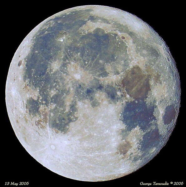 Color of Full Moon, 13 May 2006
