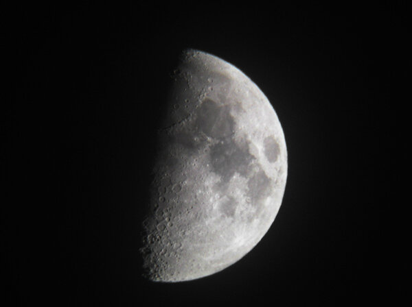 First Quarter of Moon - 4/6