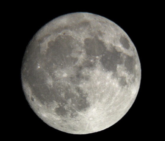 Waxing Gibbous Moon (99% of the Disk is Illuminated) - 11/6/06