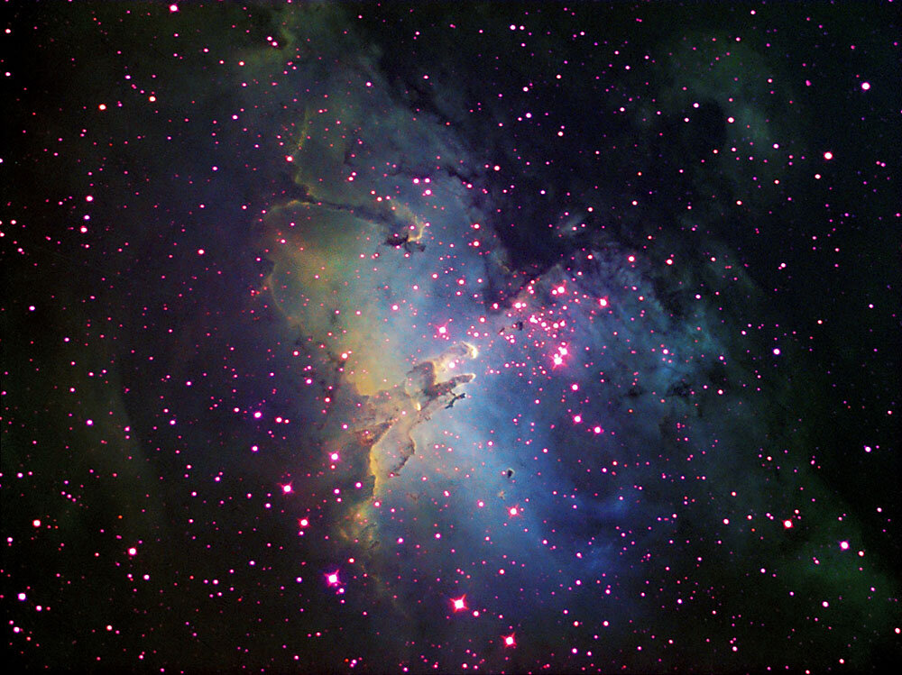 Μ16 "Εagle Nebula" false color