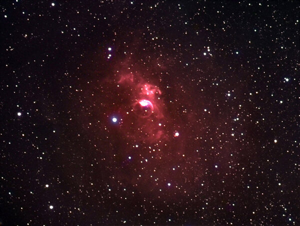 Bubble nebula  in Kassiopeia