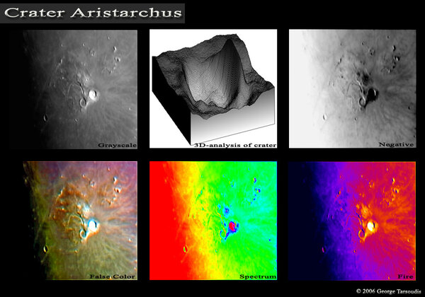 Ανάλυση του κρατήρα Αρίσταρχου, 08 Ιουλίου 2006
