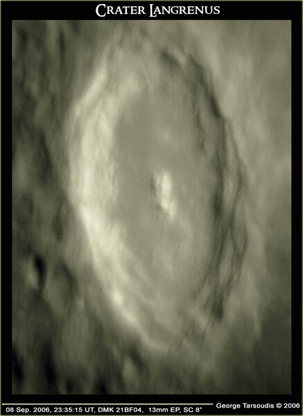 Crater Langrenus, 09 Σεπτ. 2006