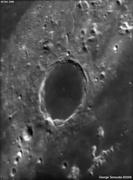 Crater Plato, 03 Oct. 2006