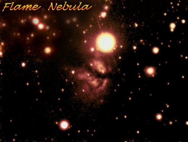 Flame nebula