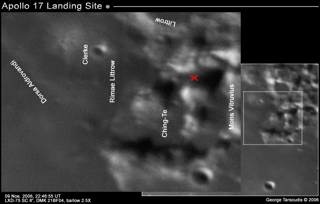Apollo 17 Landing site