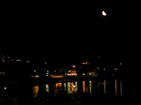 Moonrise Over Zakynthos  - August 2006