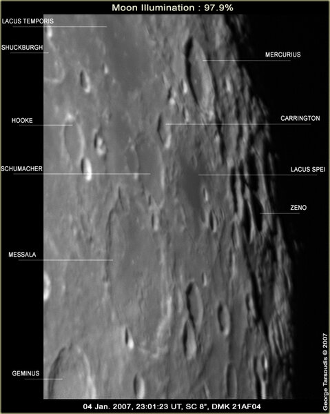 2 Lacus & Crater Zeno, 05 Jan. 2007