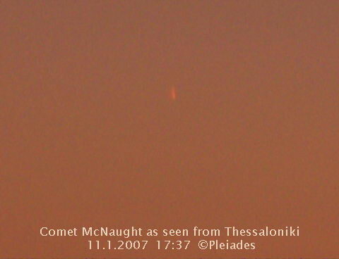 Comet Mc Naught  (Thessaloniki 11/1/2007)