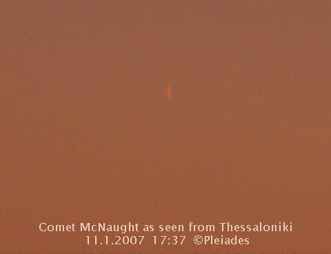 Comet Mc Naught  (Thessaloniki 11/1/2007)
