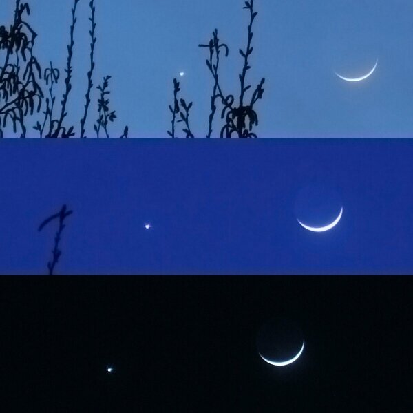 Άλλη μια όμορφη σύνοδος Σελήνης - Αφροδίτης