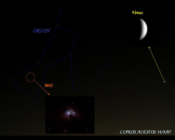 Orion & Venus