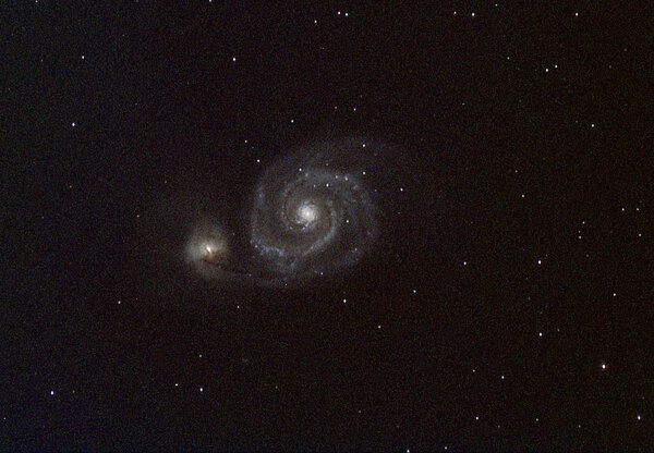 M51 απο Αθηνα 5/07