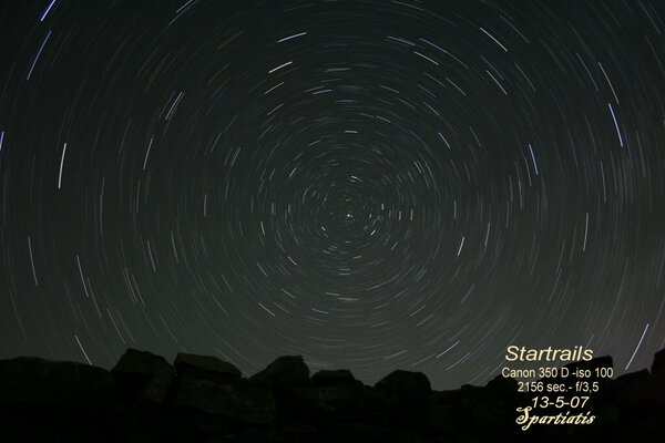 Star trails