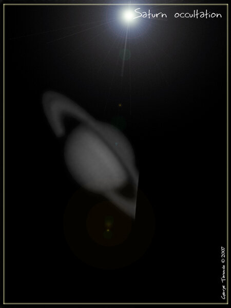 Saturn Occulation από τον καναπέ