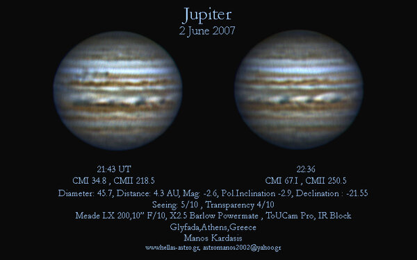 Jupiter image 2/6/2007