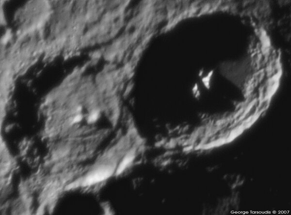 Craters THEOPHILUS & CYRILLUS at f/43