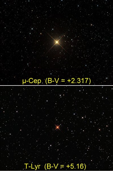 Carbon stars - μ-Cep / T-Lyr