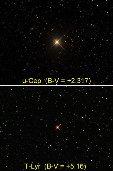 Περισσότερες πληροφορίες για το "Carbon stars - μ-Cep / T-Lyr"