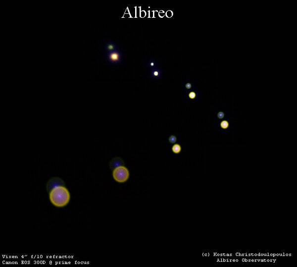 Τα χρώματα του Albireo