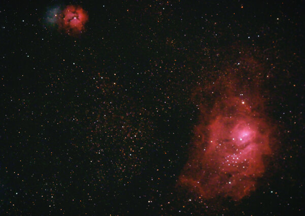 M8, M20 (Lagoon και Triffid Nebula)