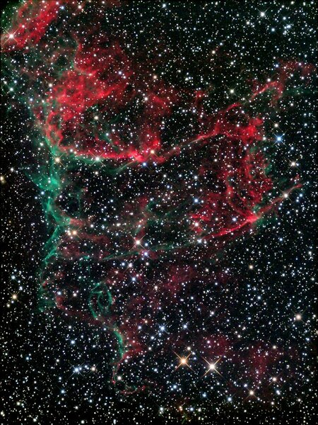 NGC 6995/IC1340 SNR in Cyg LRGB 900x1200