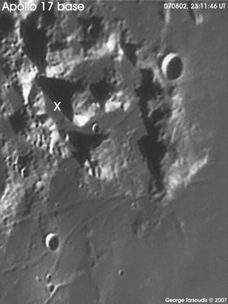 Apollo 17 base, 03 Aug. 2007