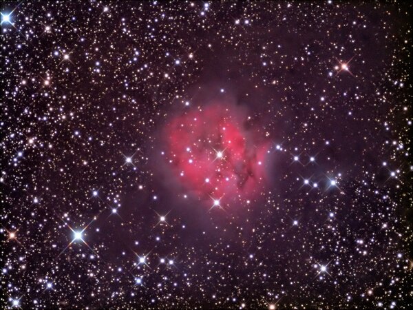 IC 5146 - Cocoon Nebula in Cygnus LRGB 1200x900