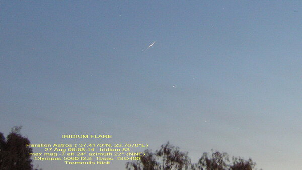 IRIDIUM FLARE