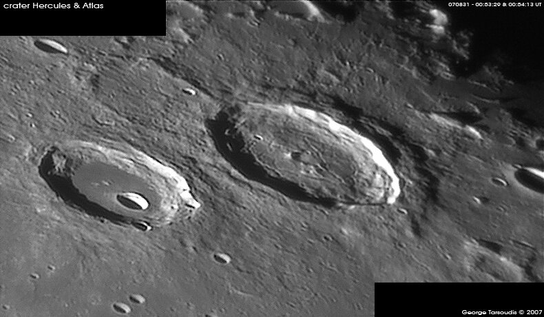 Craters Atlas & Hercules, 31 Ayg. 2007