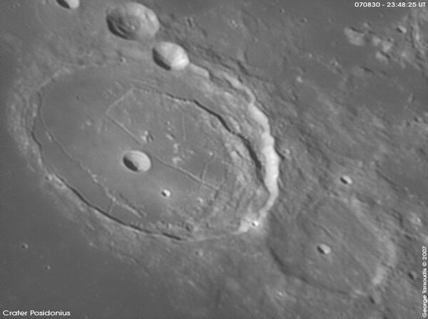 Περισσότερες πληροφορίες για το "Crater Posidonius, 31 Αυγ. 2007"