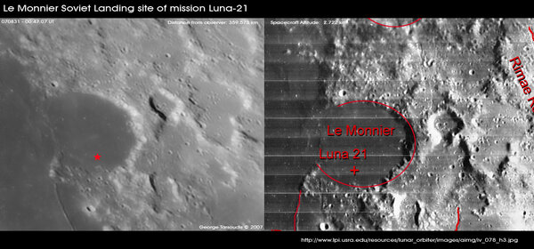Luna 21 Soviet Landing Site