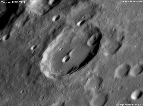 Crater Pitiscus, 31 Aug. 2007
