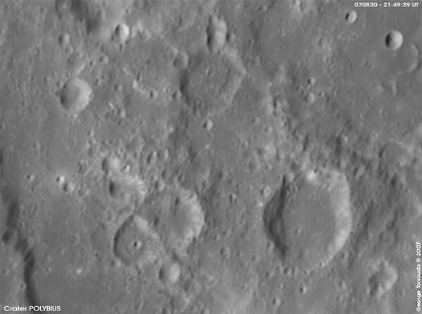 Crater Polybius, 31 Aug. 2007