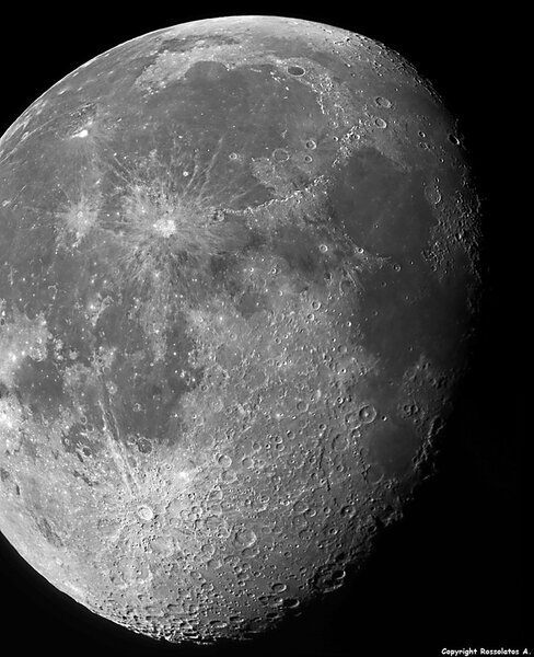 The Moon - Mosaic of 2 images