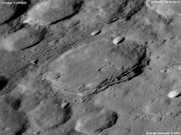 Crater Curtius, 31 Aug. 2007